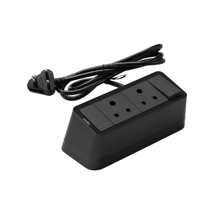 6 Module, Desktop Power Center, 6A Socket, Chic Grey