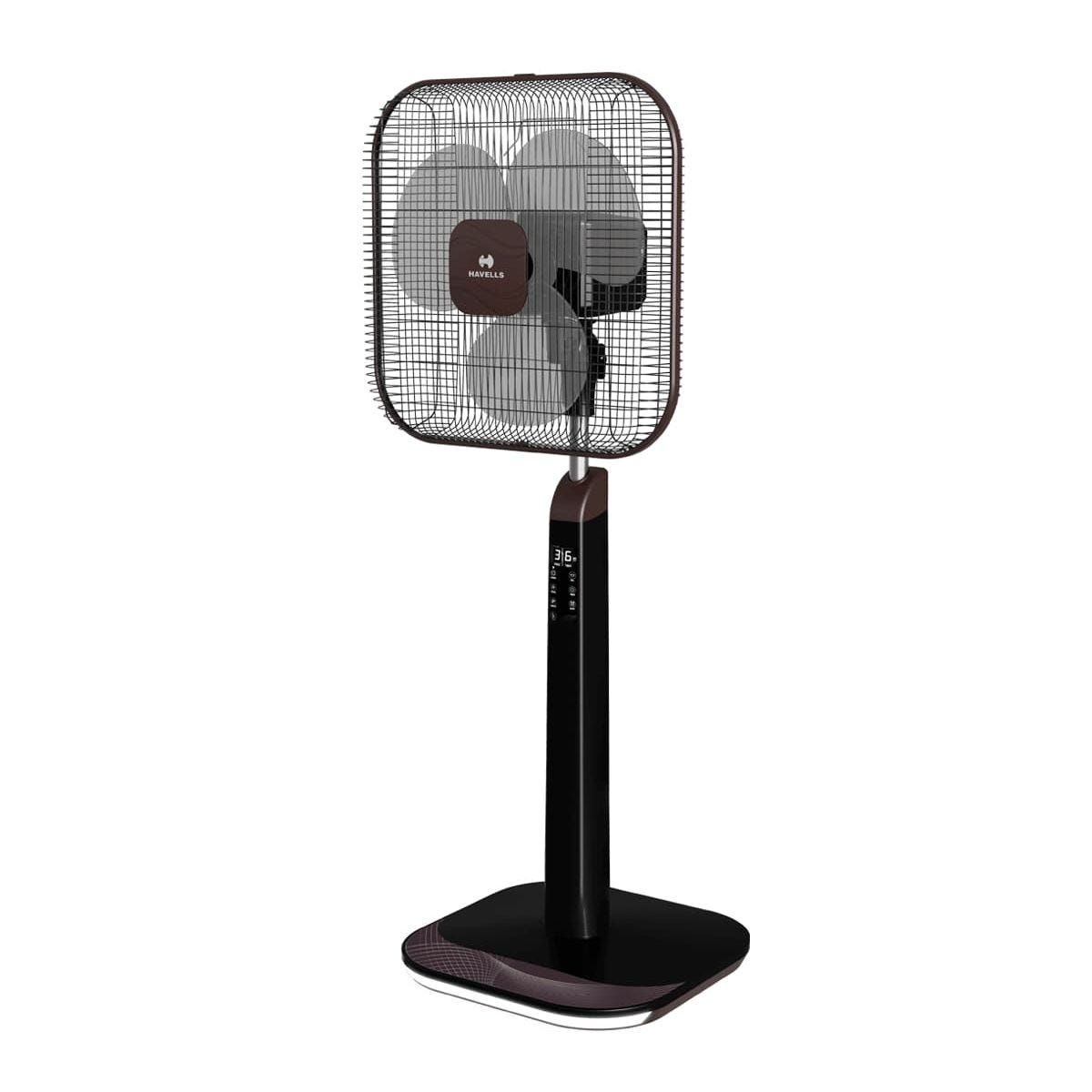 Aindrila Premium Pedestal Fan
400 mm Sweep Brown Black