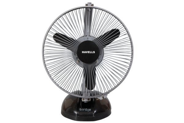 Birdie Personal Fan
230 mm Sweep Black Grey
